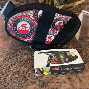 Krieg Cycling Saddle Bag “I Love Cycling” Biking Road Cycling Bike Accessories